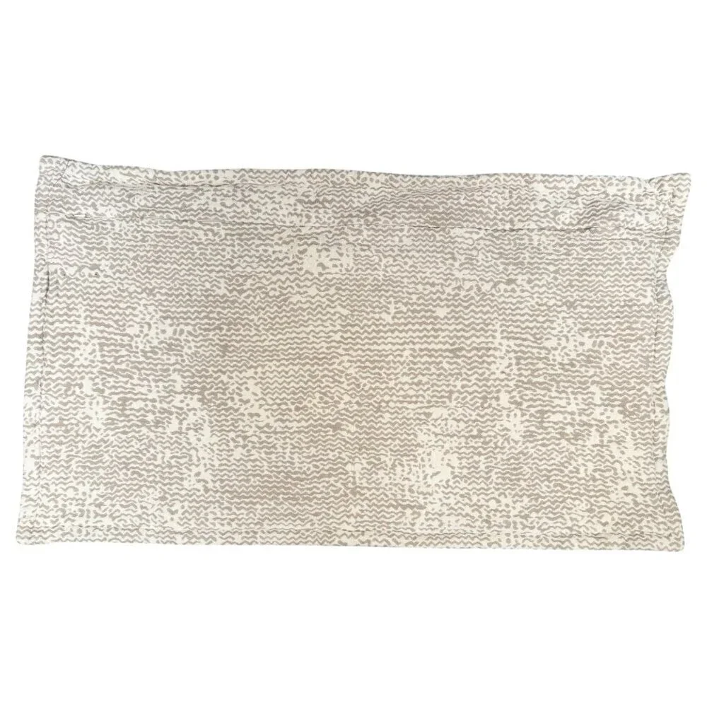 Crate & Barrel Brice King Sham Patterned